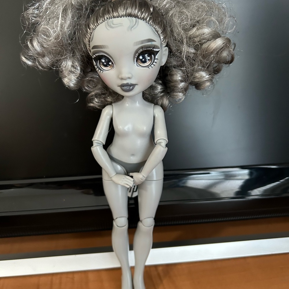 Rainbow high doll Nicole Steele shadow high grey no clothes girls toys